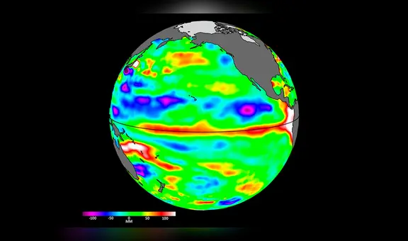La NASA detecta en el Pacífico ondas de agua caliente que llegan a la costa peruana