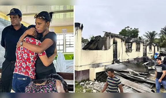 Tragedia en Guyana: 19 jóvenes mueren en incendio de escuela que pudo ser intencional