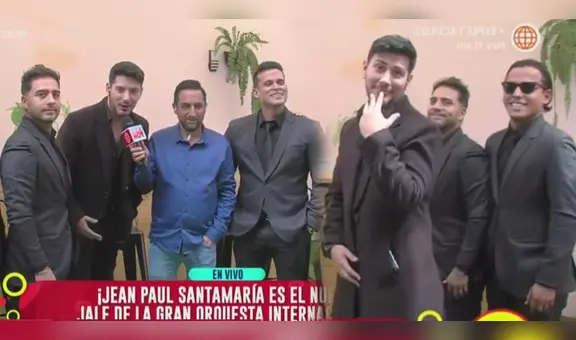 Jean Paul Santa María ingresa a Gran Orquesta Internacional: "Mis hijos son mis fans número 1"