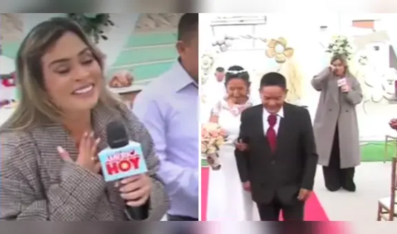 Ethel Pozo se quiebra al ver a pareja de abuelitos casándose tras 50 años juntos