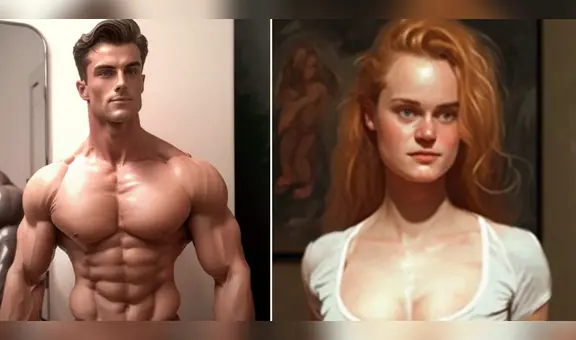 Las inquietantes imágenes del hombre y la mujer 'perfectos' según la inteligencia artificial