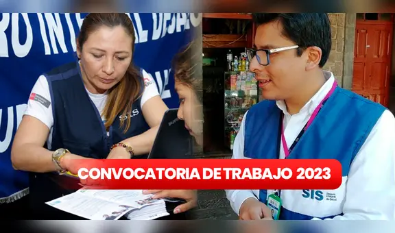 ¿Terminaste tu carrera? SIS requiere personal y ofrece sueldos de hasta S/9.000