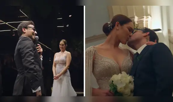 Ezio Oliva dedica romántica canción a Karen Schwarz con imágenes inéditas de su tercera boda