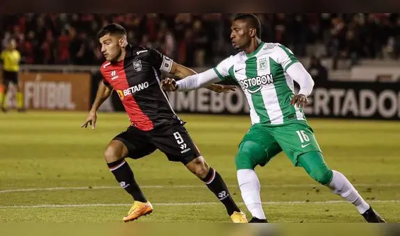 Con 1 más en todo el segundo tiempo: Melgar perdió 1-0 ante Atlético Nacional por la Libertadores