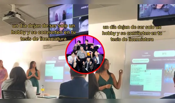 Fanática de BTS presenta su tesis sobre el famoso grupo coreano y se vuelve viral: “Increíble”