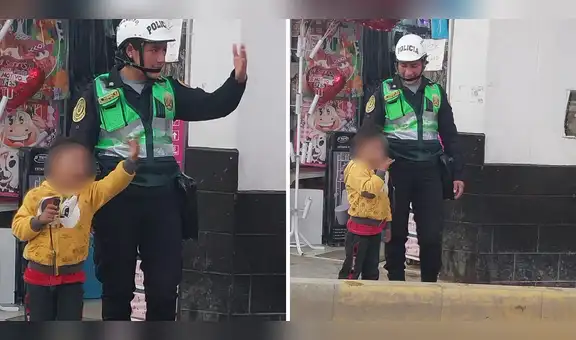 Niño dirige el tránsito en Chachapoyas y enternece las redes