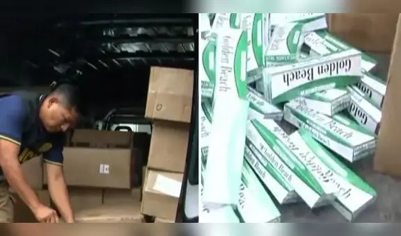 Chorrillos: sujetos transportaban cajas de cigarrillo de contrabando en carroza fúnebre