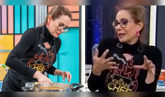 Karina Calmet sufre accidente tras cocinar en "El gran chef famosos": "Me quemé"