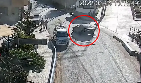 Cámaras de seguridad captan a chofer que atropelló a escolar y se fugó en Apurímac