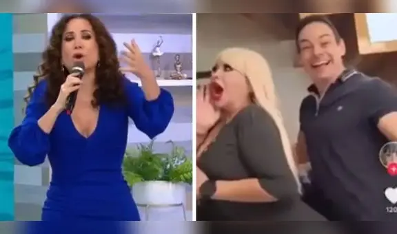 Janet Barboza tras ver reto de Mark Vito y Susy Díaz en TikTok: "Creo que es un tema hormonal"