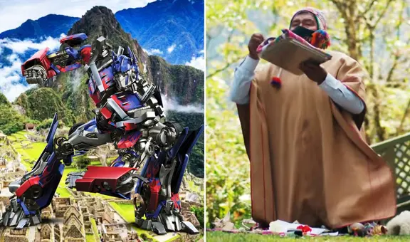 "Transformers 7": Chamán peruano 'bendijo' la película en Machu Picchu y actores quedaron fascinados