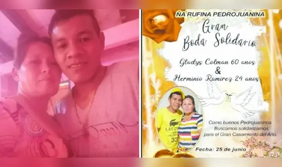 Mujer de 60 años organiza colecta para casarse con su novio, de 24, en Paraguay