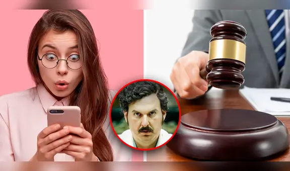 Jueza prohíbe sticker de Pablo Escobar por denuncia de una mujer que se sintió "seriamente amenazada"