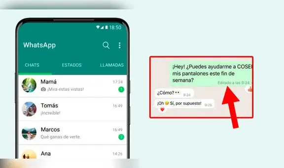 ¿Qué decía un 'mensaje editado' de WhatsApp? Truco permite saber el texto original