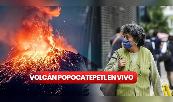 Volcán Popocatépetl EN VIVO: continúa emisión de vapor, gases ceniza y material incandescente