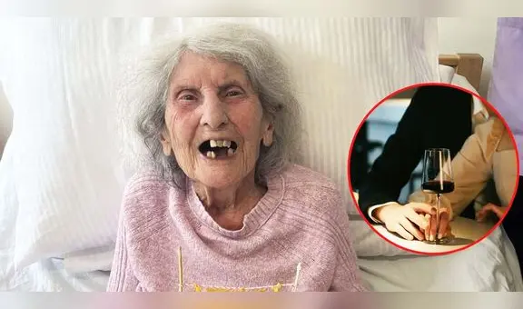 Mujer cumple 102 años y comparte el secreto para una larga vida: “Buen sexo y buen vino”