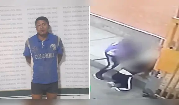 SJL: sujeto intenta abusar de joven en plena vía pública, pero vecinos lo atrapan y lo amarran a poste