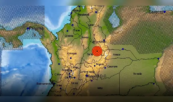 Potente sismo de magnitud 5.7 en Colombia: imágenes del temblor que remeció Santander
