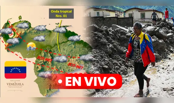Onda Tropical 1 en Venezuela EN VIVO: reporte de las lluvias HOY, 31 de mayo, según el Inameh