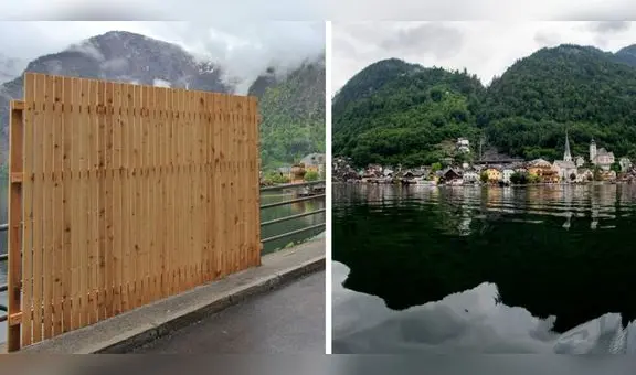 Descubre la localidad europea que se parece a la película "Frozen" y coloca una valla para evitar selfies