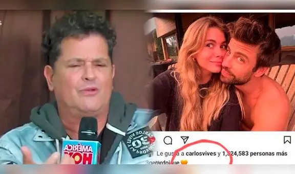 Carlos Vives niega 'traición' a Shakira y no apoya romance de Piqué y Clara Chía: Es una lástima