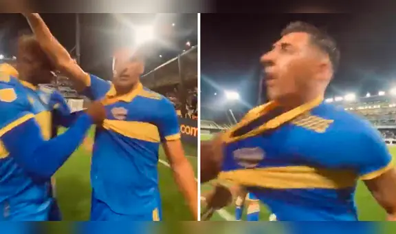 Advíncula y su desmedida celebración: jaloneó a su compañero tras el gol de Boca