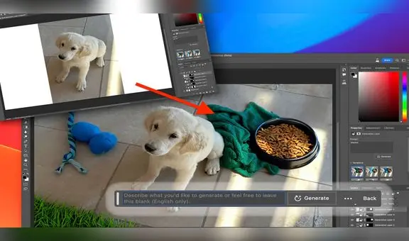 ¿Cómo acceder a la beta de Photoshop y probar su nueva función 'Relleno generativo'?