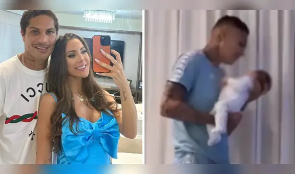 Ana Paula Consorte enternece al compartir video de Paolo Guerrero cargando a su pequeño hijo