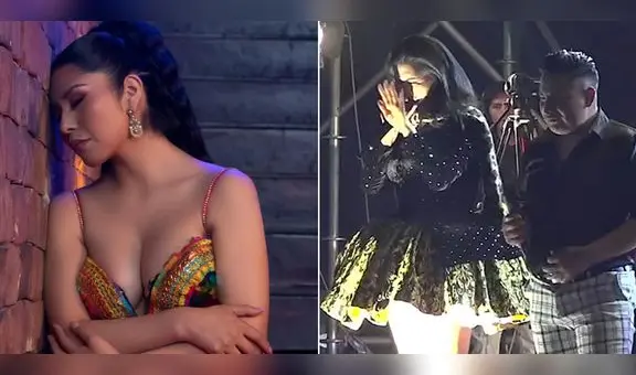 Mujer le echó agua a Yarita Lizeth durante concierto en Moquegua