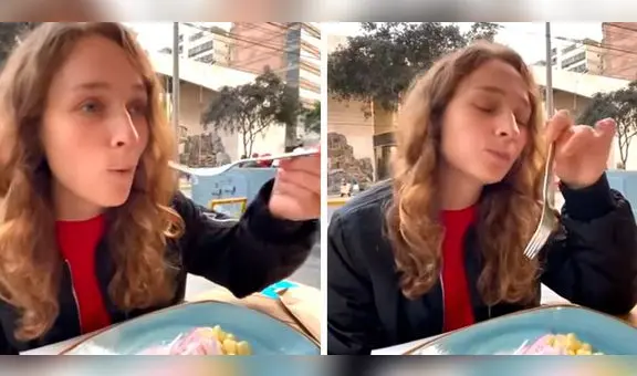Rumana prueba ceviche por primera vez y su reacción se vuelve viral: "De Perú es el original"