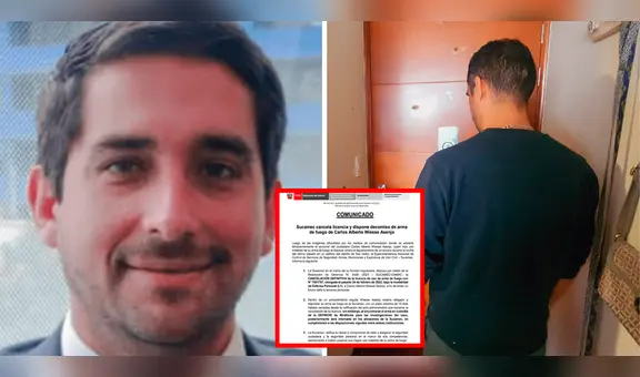 San Isidro: Sucamec cancela licencia y decomisa arma de fuego a Carlos Wiesse