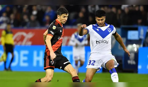 Vélez de Ricardo Gareca rescató un empate 2-2 ante River Plate por la Liga Argentina