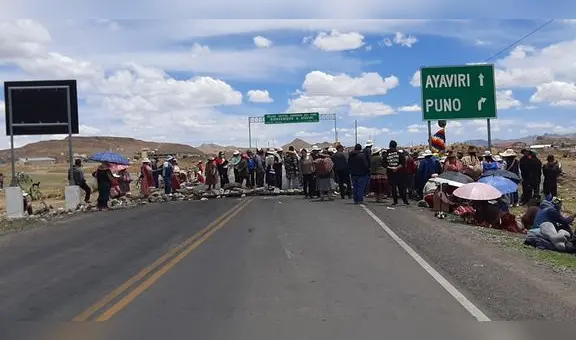 Paro en Puno: reportaron más de 10 puntos bloqueados en 5 distritos de la región