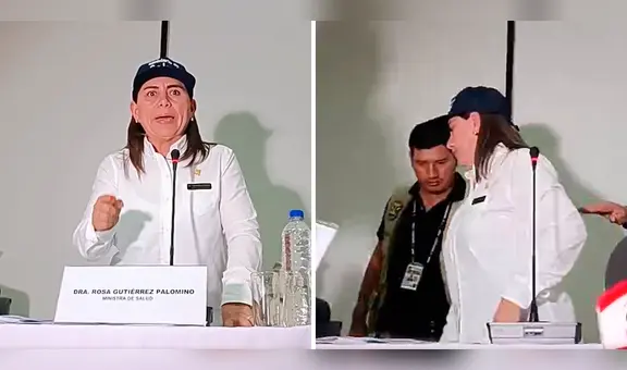 Ministra de Salud abandonó conferencia tras cuestionamientos por situación de dengue en Piura