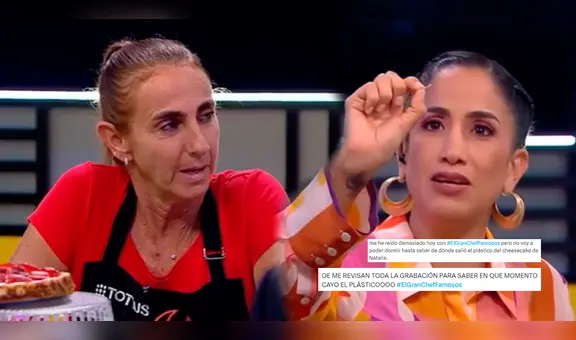 Usuarios reaccionan a incidente de Natalia Málaga luego de que jurado encontrara plástico en su postre