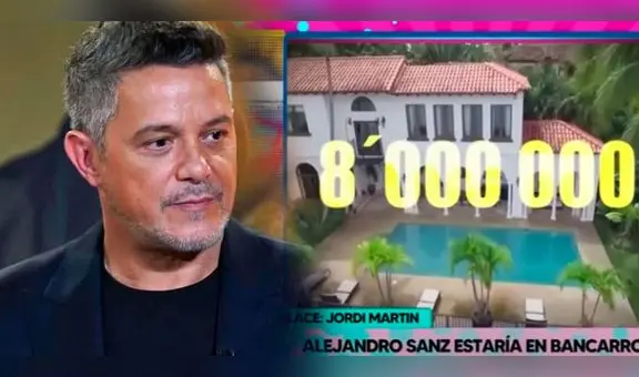 Alejandro Sanz estaría en bancarrota tras ser estafado por su amigo, según Jordi Martin