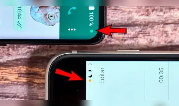 ¿Qué significa el punto verde o naranja que aparece en tu teléfono cuando usas WhatsApp?