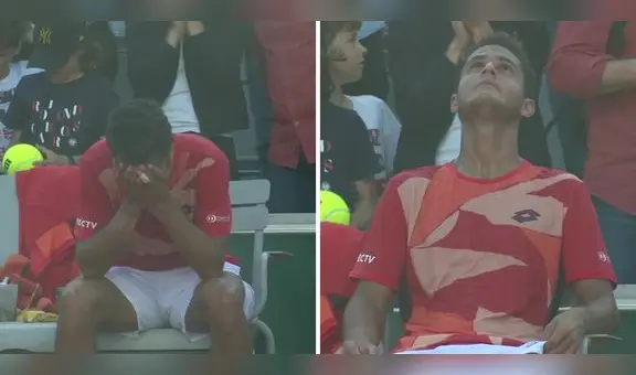 Juan Pablo Varillas se quebró tras remontar y pasar a tercera ronda en Roland Garros 2023