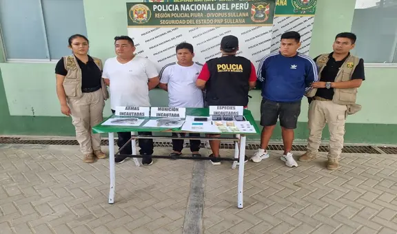Capturan a 3 integrantes de banda criminal que estaría involucrada en extorsiones y asesinatos en Piura