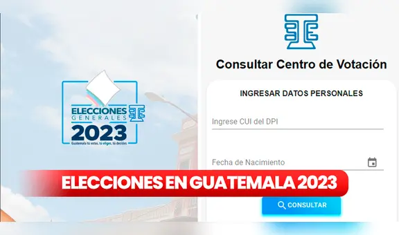 ¿Dónde me toca votar en las Elecciones Generales Guatemala 2023?
