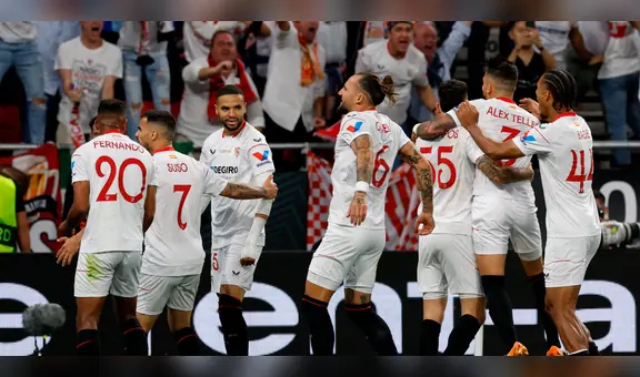 ¡Celebra, campeón! Sevilla venció a la Roma en los penales y consiguió su séptima Europa League