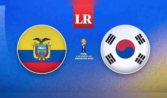 ¿Dónde ver Ecuador vs. Corea del Sur sub 20 EN VIVO? Partido de HOY por el Mundial 2023