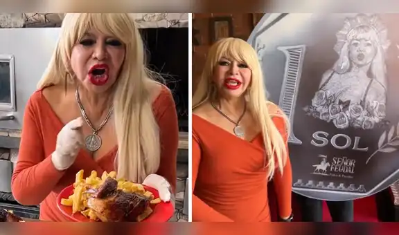 Susy Díaz causa revuelo en las redes sociales tras ofrecer pollo a la brasa a S/1