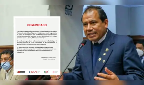 Edgar Tello: Sunafil ordena inspección tras denuncia de hostigamiento a trabajadora gestante