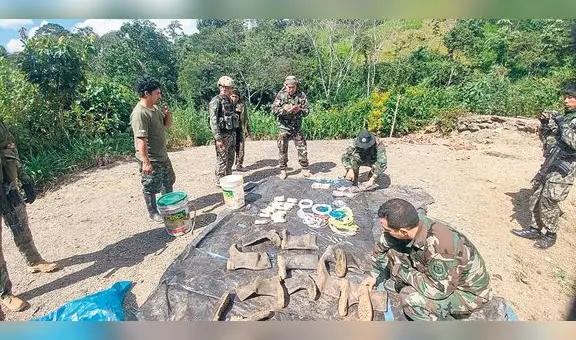 Vraem: Ejército y PNP allanan campamento de la camarada Vilma