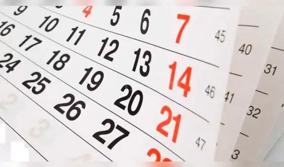 Conoce aquí los días feriados y no laborables del Perú en 2023