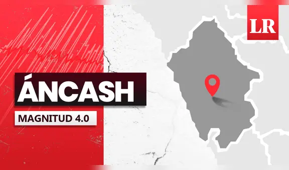 Temblor de magnitud 4.0 se sintió en Áncash hoy, según IGP