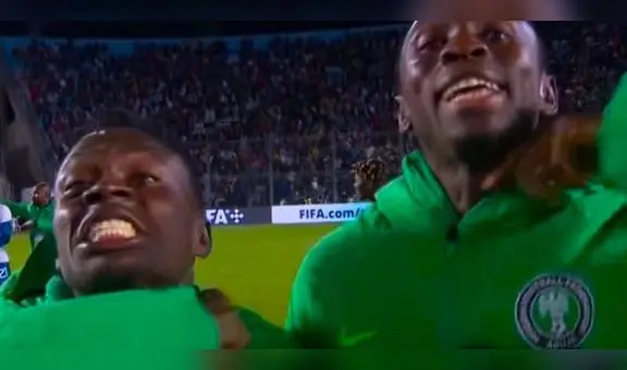 Los polémicos gestos de jugadores de Nigeria que indignaron a toda Argentina en el Mundial Sub-20