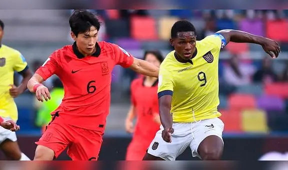 ¡Sorpresa! Corea del Sur venció 3-2 a Ecuador y clasificó a cuartos de final del Mundial Sub-20