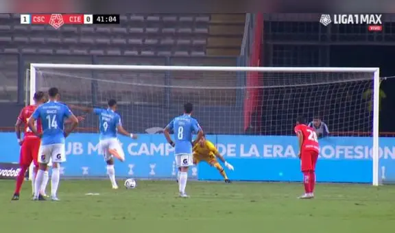 Brenner y una definición de lujo: hizo la 'paradinha' de penal ante Cienciano en el Nacional